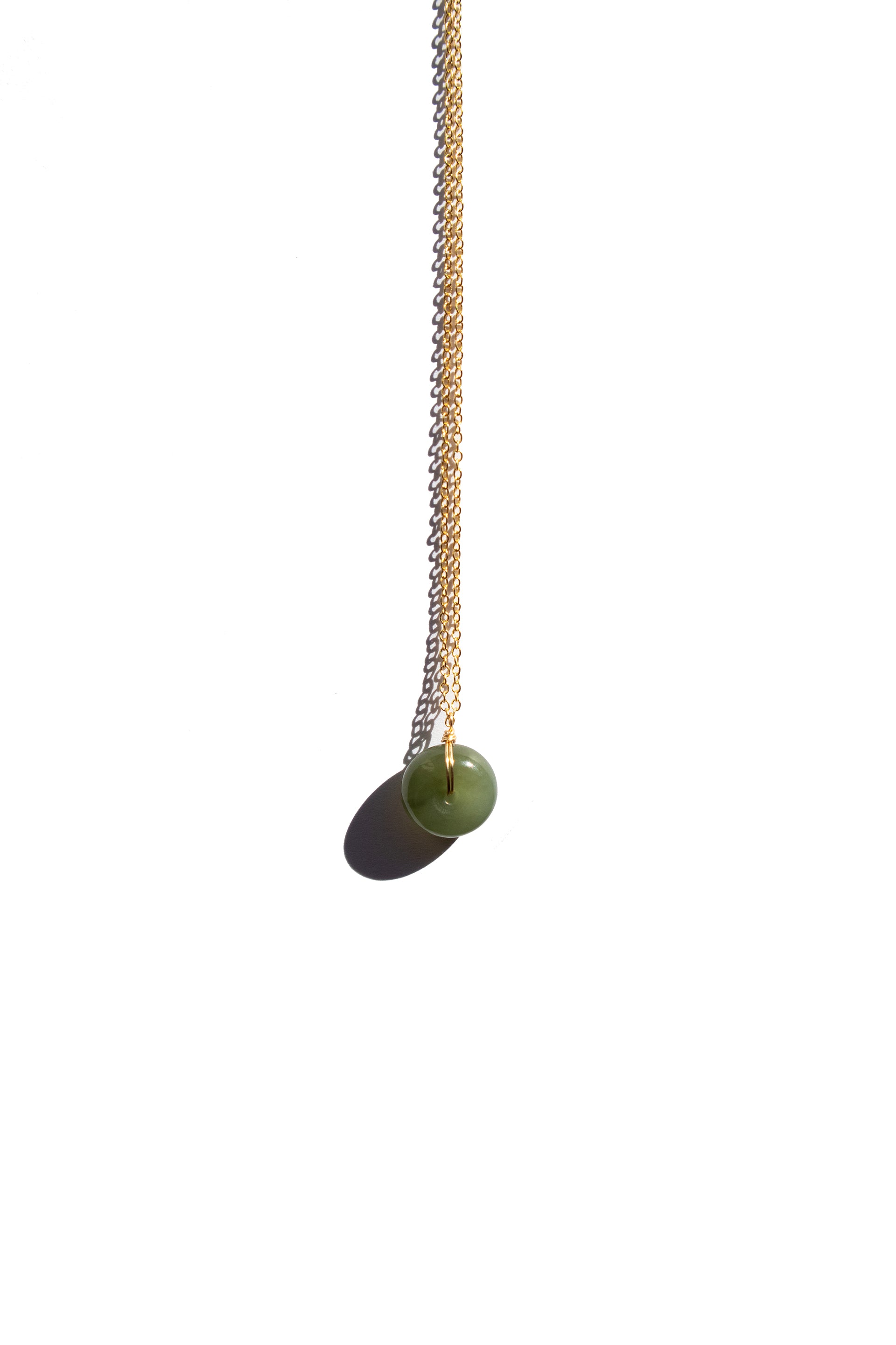 Jade clearance coin necklace