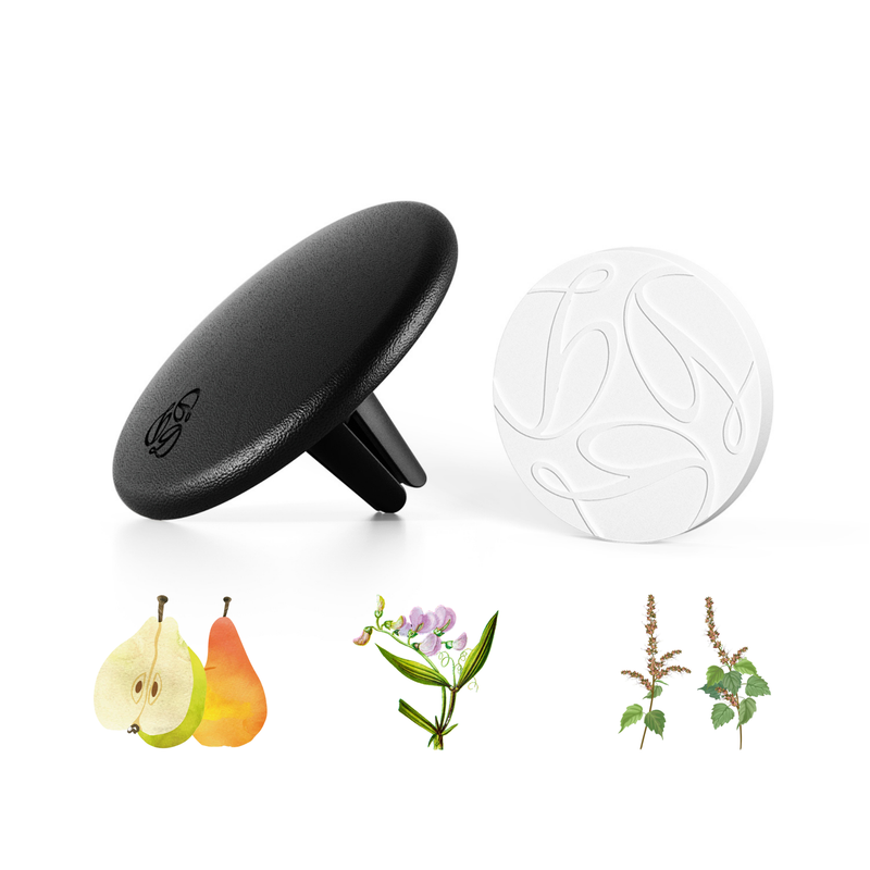 Freesia - Black Lambskin Car Diffuser and Insert