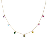 Lilian — Rainbow zircon necklace - seree