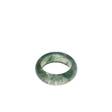 Seaweed — Green jade stone ring - seree