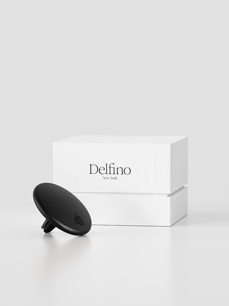 Oud - Black Lambskin Car Diffuser and Insert