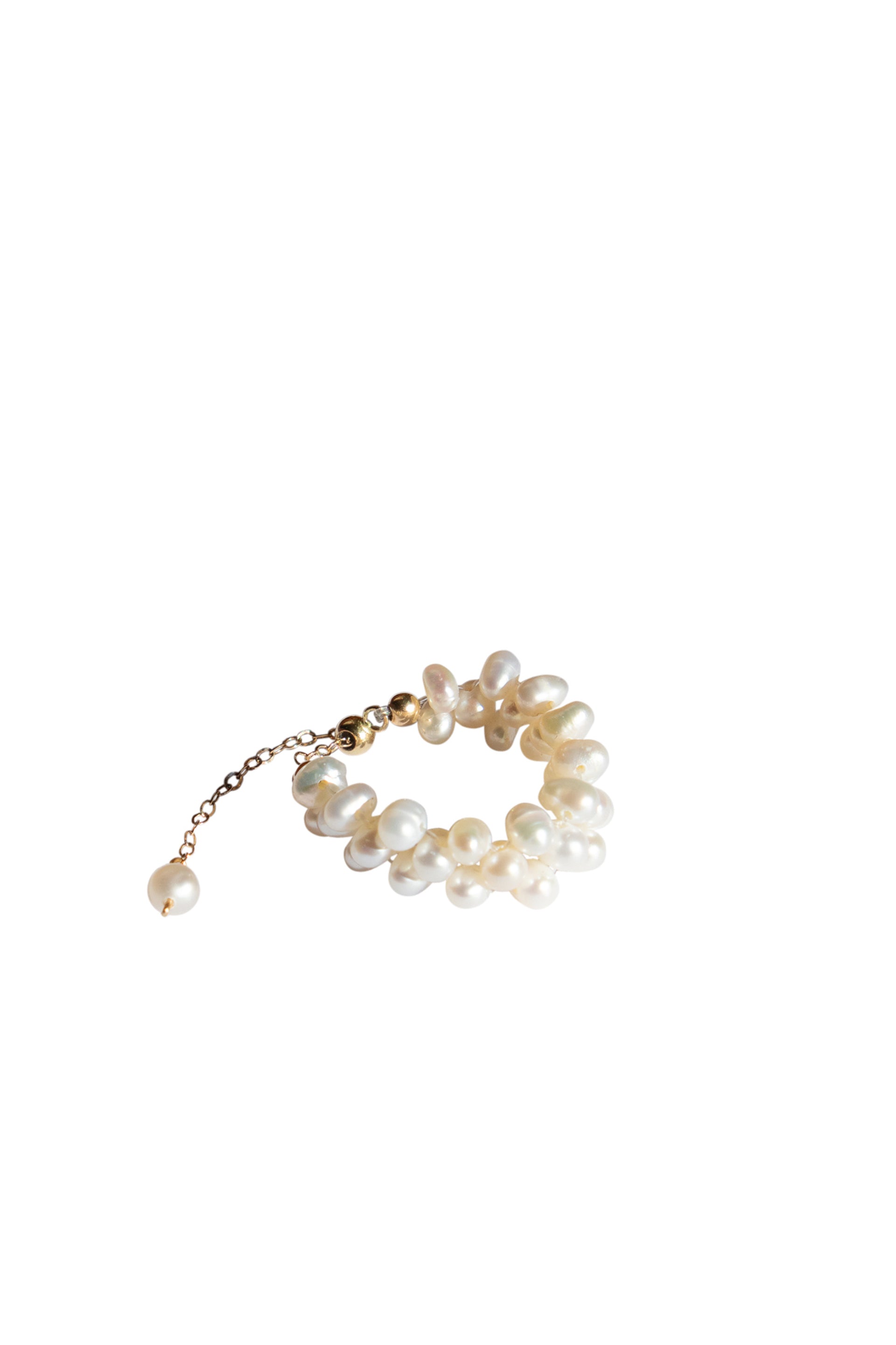 Estelle — Freshwater pearl adjustable ring - seree