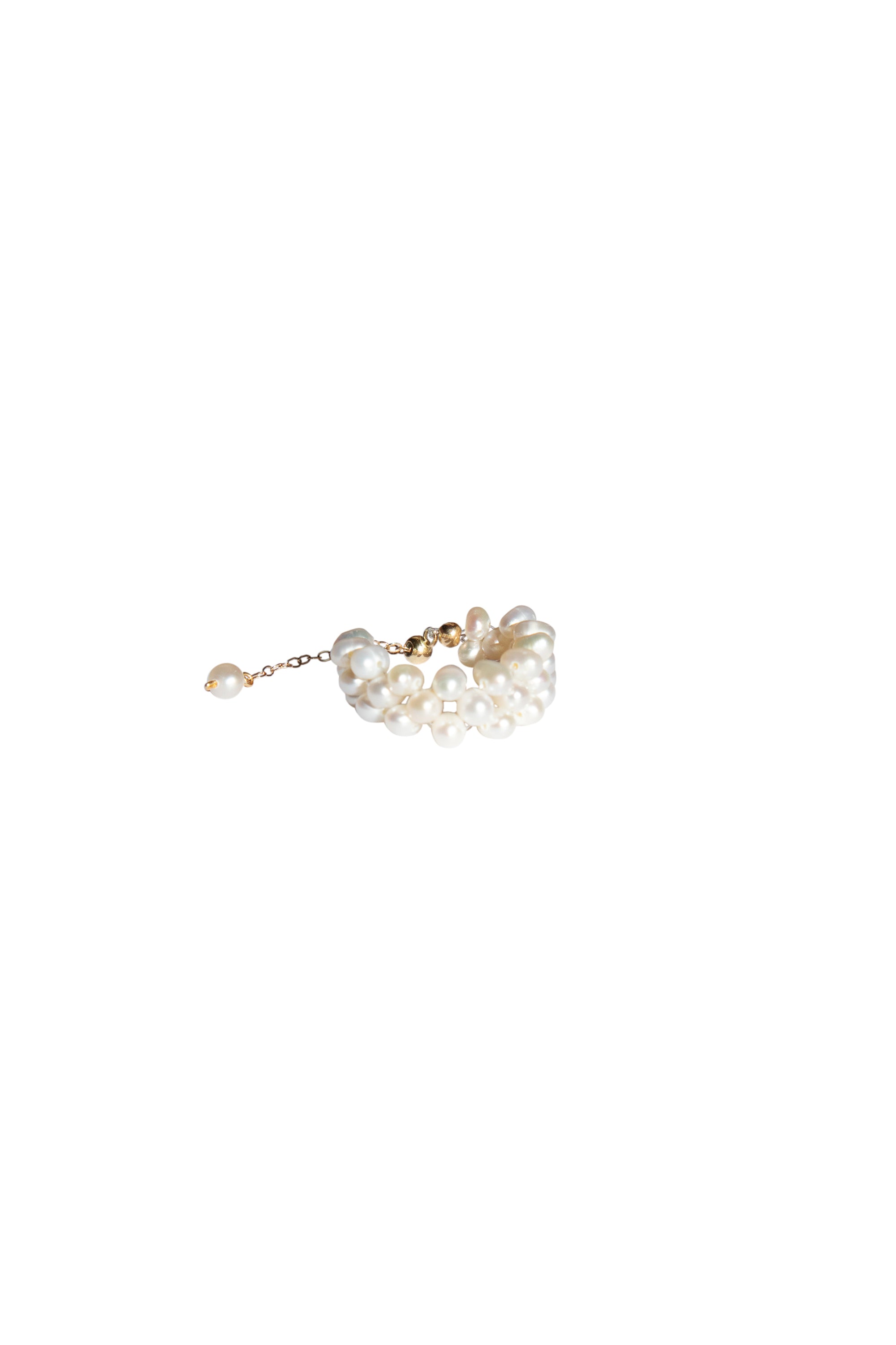 Estelle — Freshwater pearl adjustable ring - seree