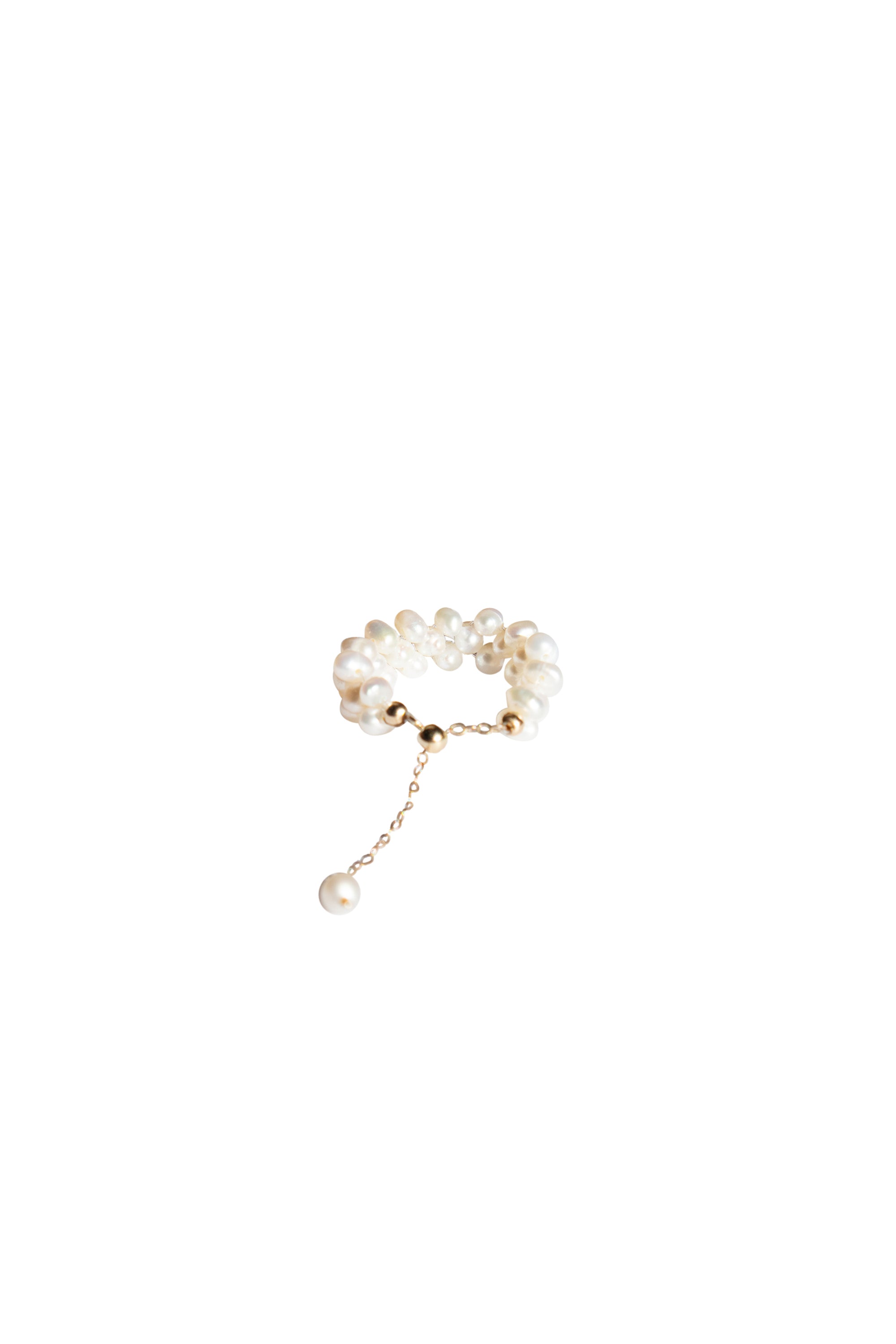 Estelle — Freshwater pearl adjustable ring - seree