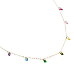 Lilian — Rainbow zircon necklace - seree