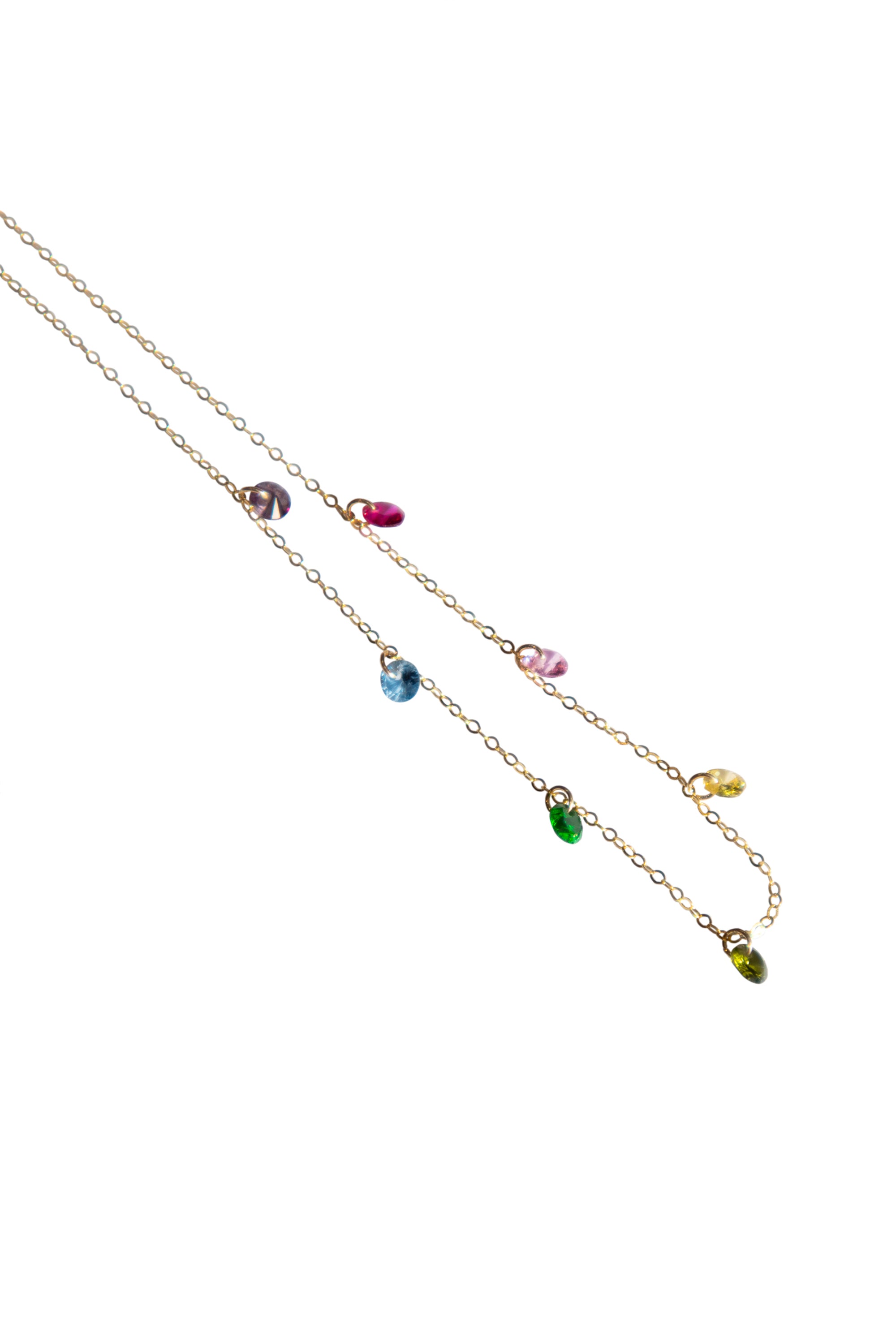 Lilian — Rainbow zircon necklace - seree