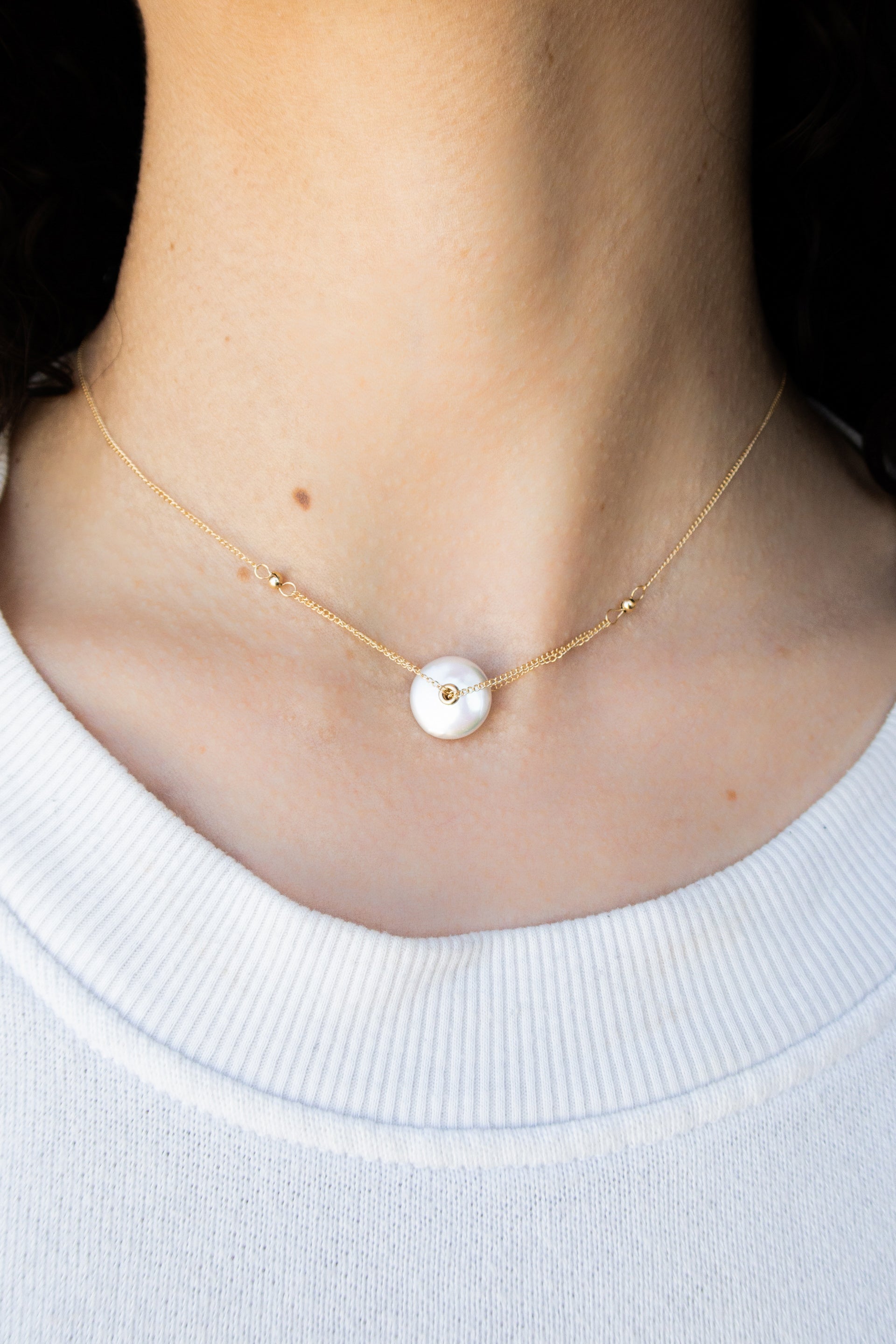 Mabel — Pendant pearl necklace - seree