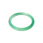 Pond — Cyan skinny round jade stone bangle - seree