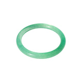 Pond — Cyan skinny round jade stone bangle - seree