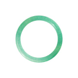 Pond — Cyan skinny round jade stone bangle - seree