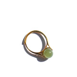 Equinox — Green bead jade ring - seree