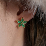 seree-Flora-Green-jade-stud-earrings