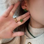 seree-Flora-Green-jade-stud-earrings