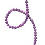 Lilac — Purple jade beaded necklace - seree