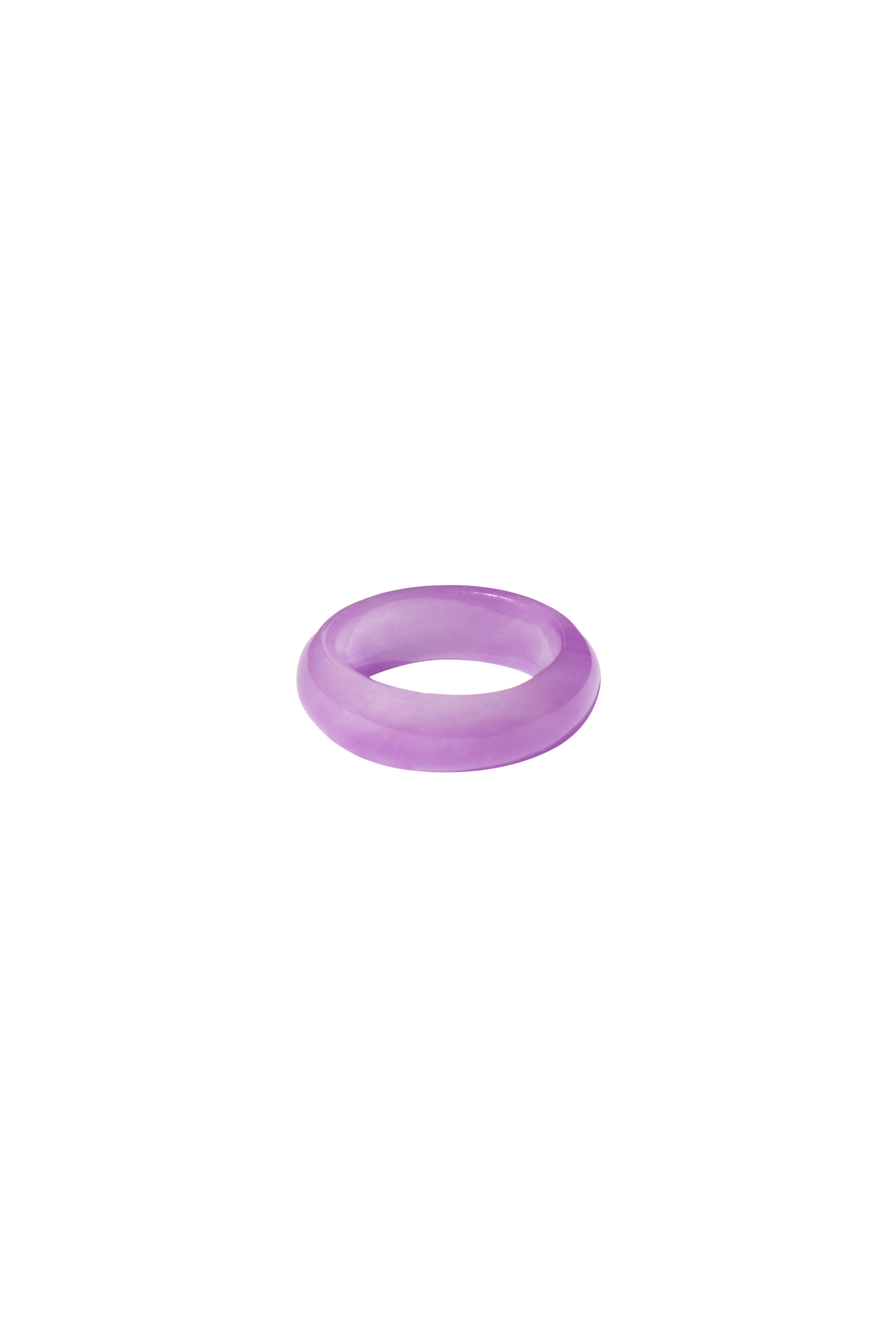 Lilac — Purple jade ring - seree