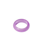 Lilac — Purple jade ring - seree