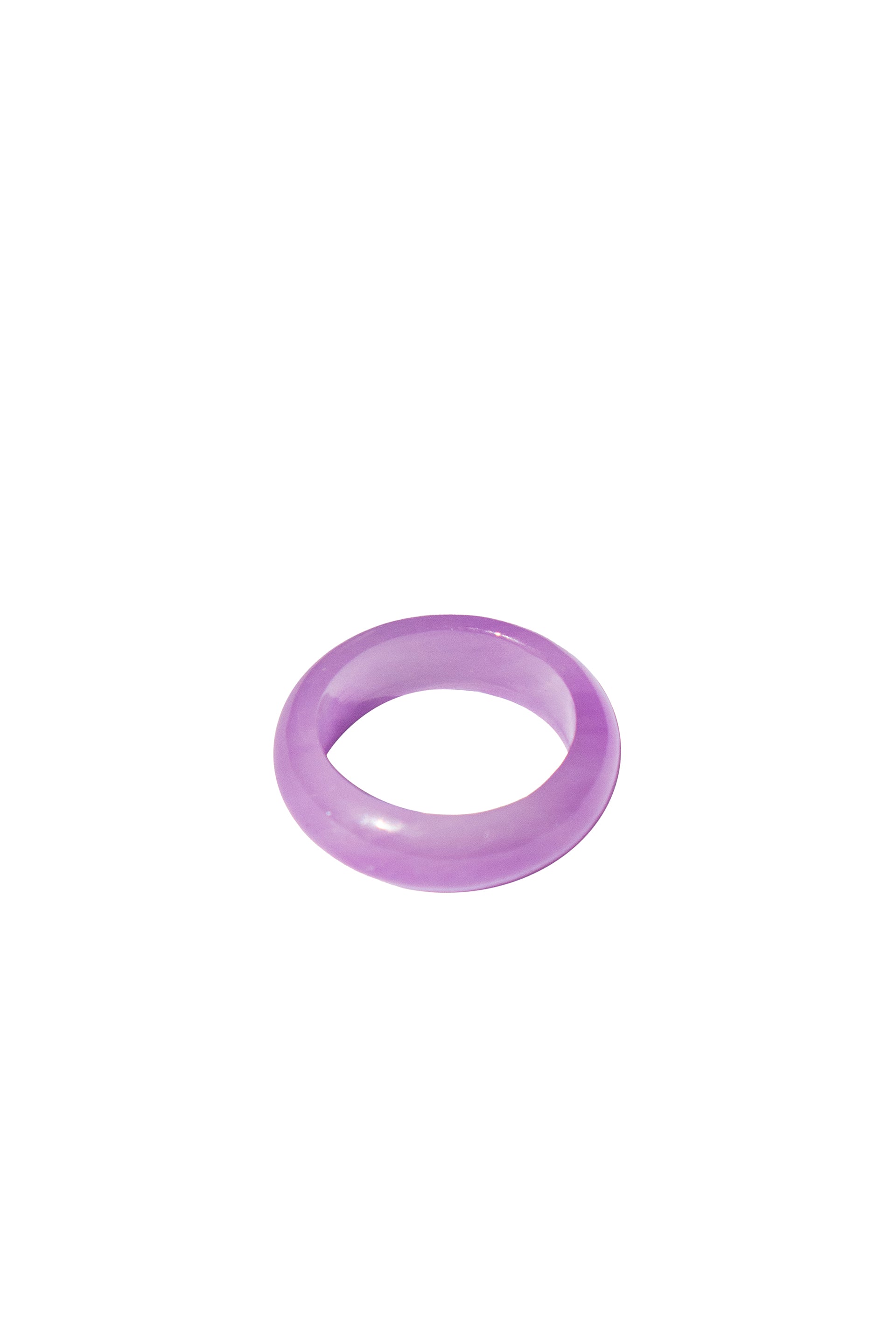 Lilac — Purple jade ring - seree