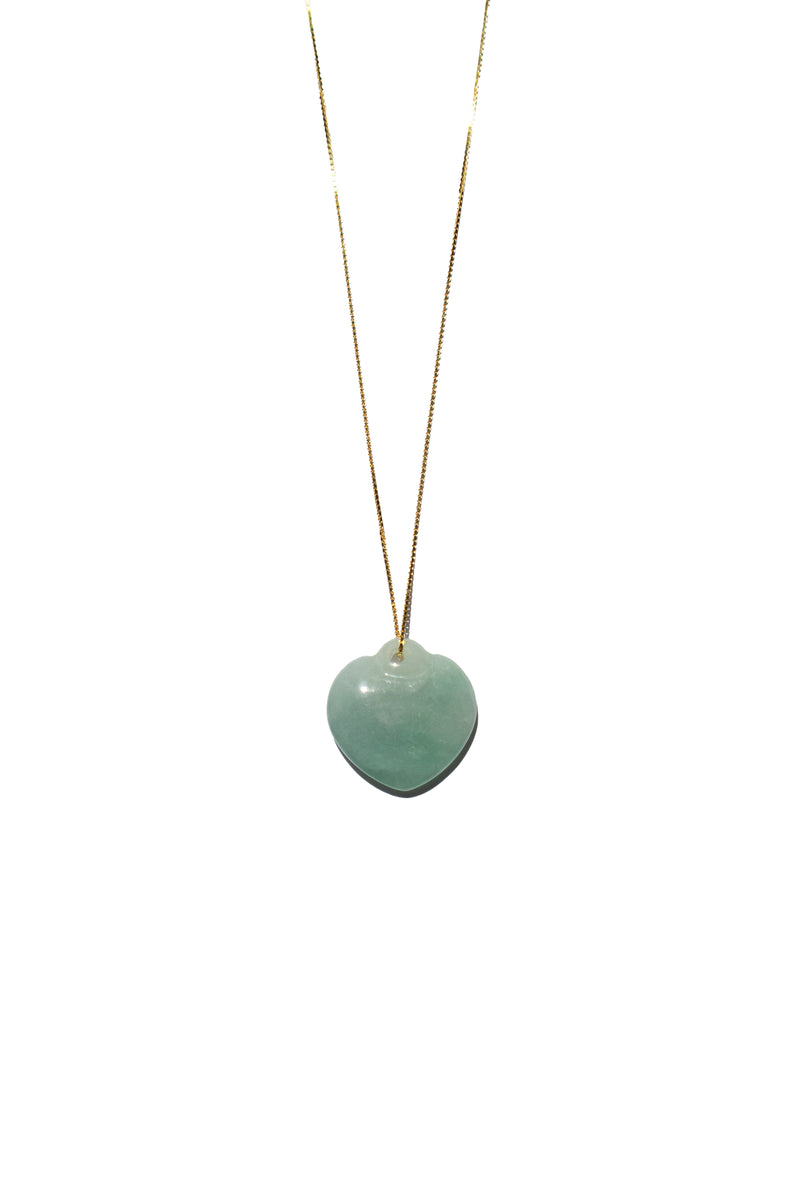 Baby lock — Collier pendentif pierre de jade 