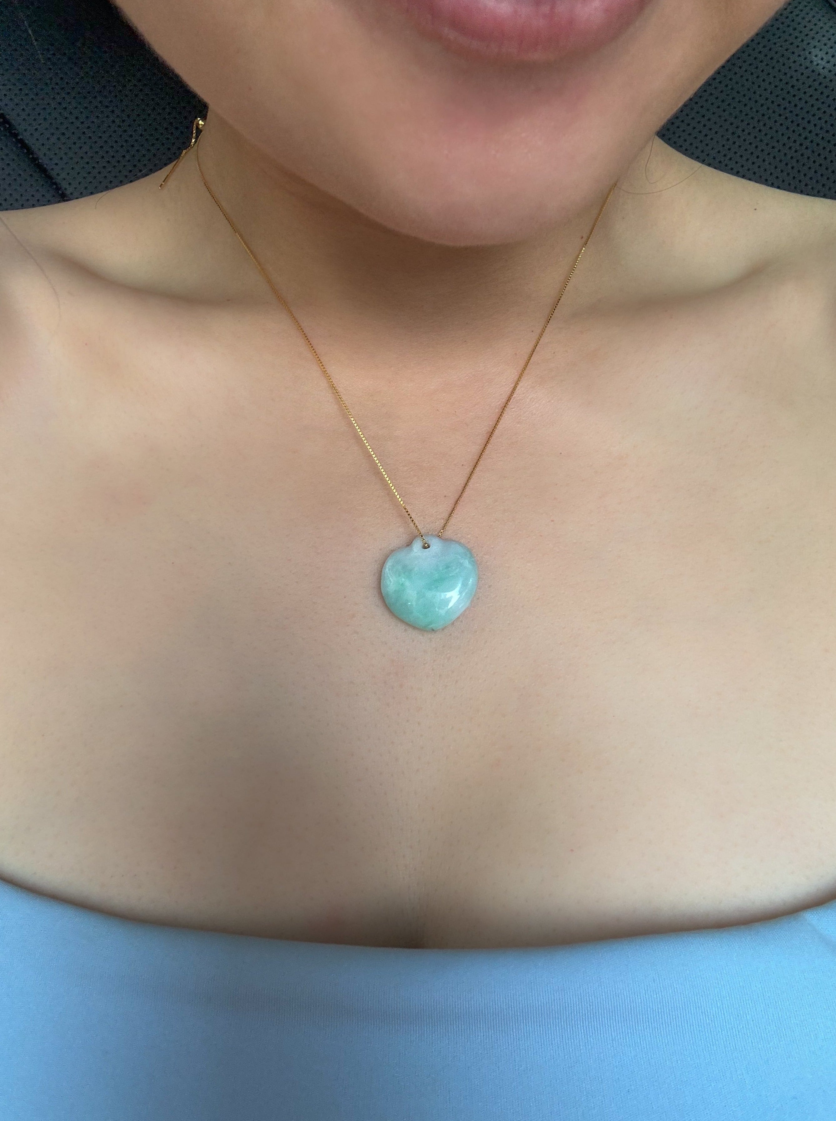 Amour — Jade pendant necklace - seree