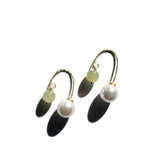 Ana — Pearl jade thread earrings - seree