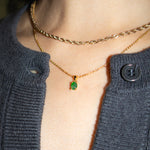 seree atelier | Freya — Imperial green jade necklace - seree