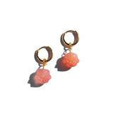 Bonbon — Jade stone charm earrings - seree