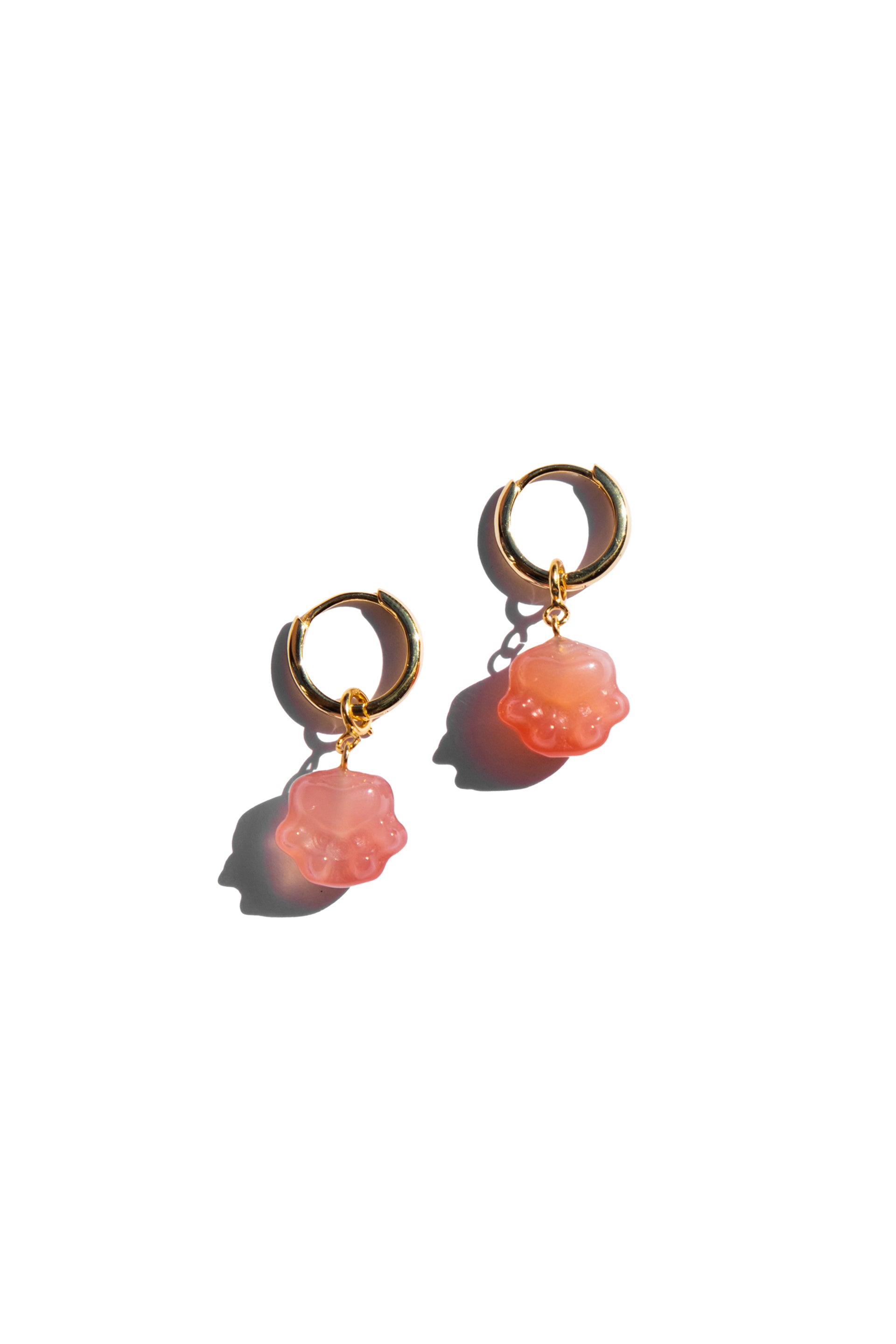 Bonbon — Jade stone charm earrings - seree