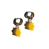 Bonbon — Jade stone charm earrings - seree