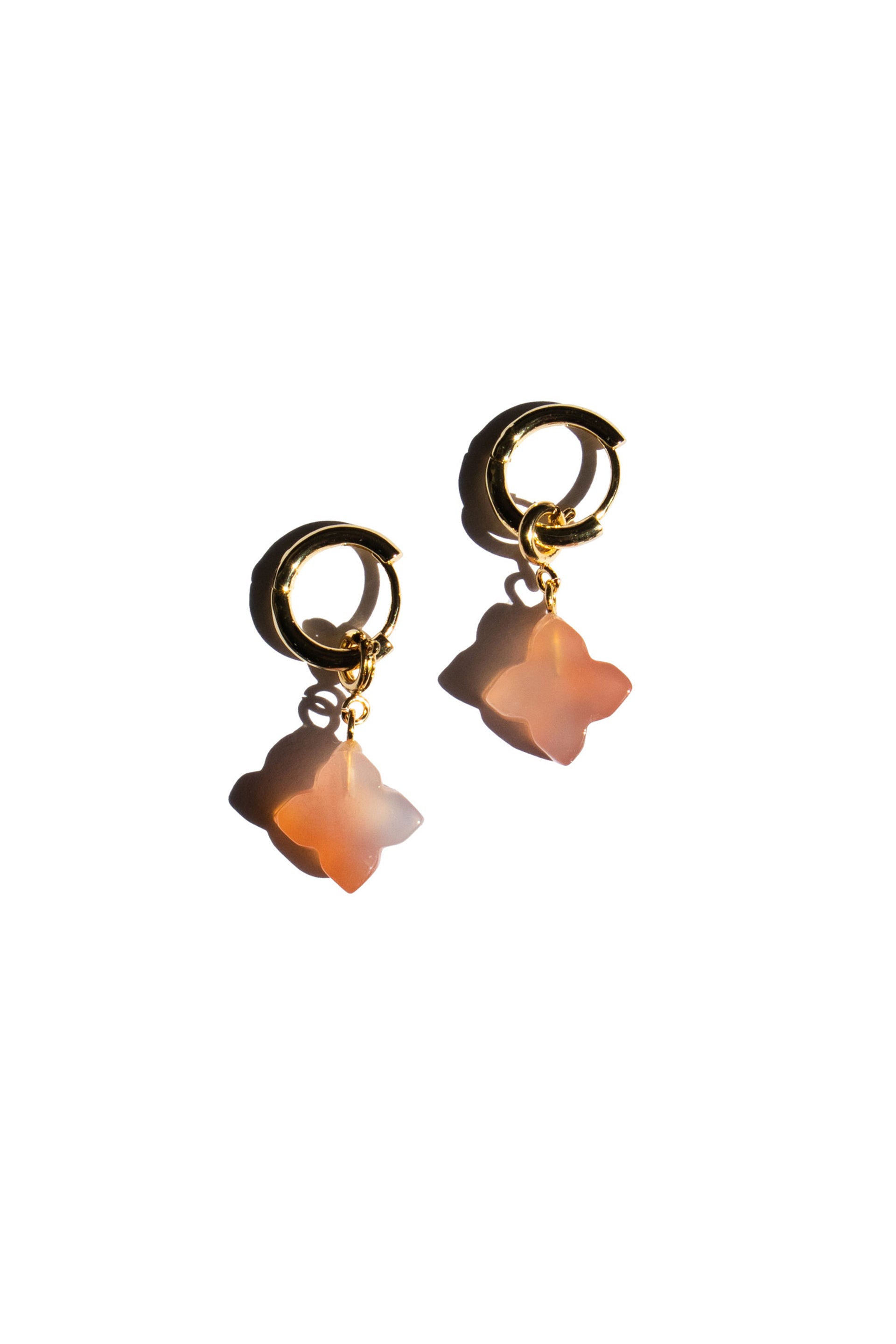 Bonbon — Jade stone charm earrings - seree