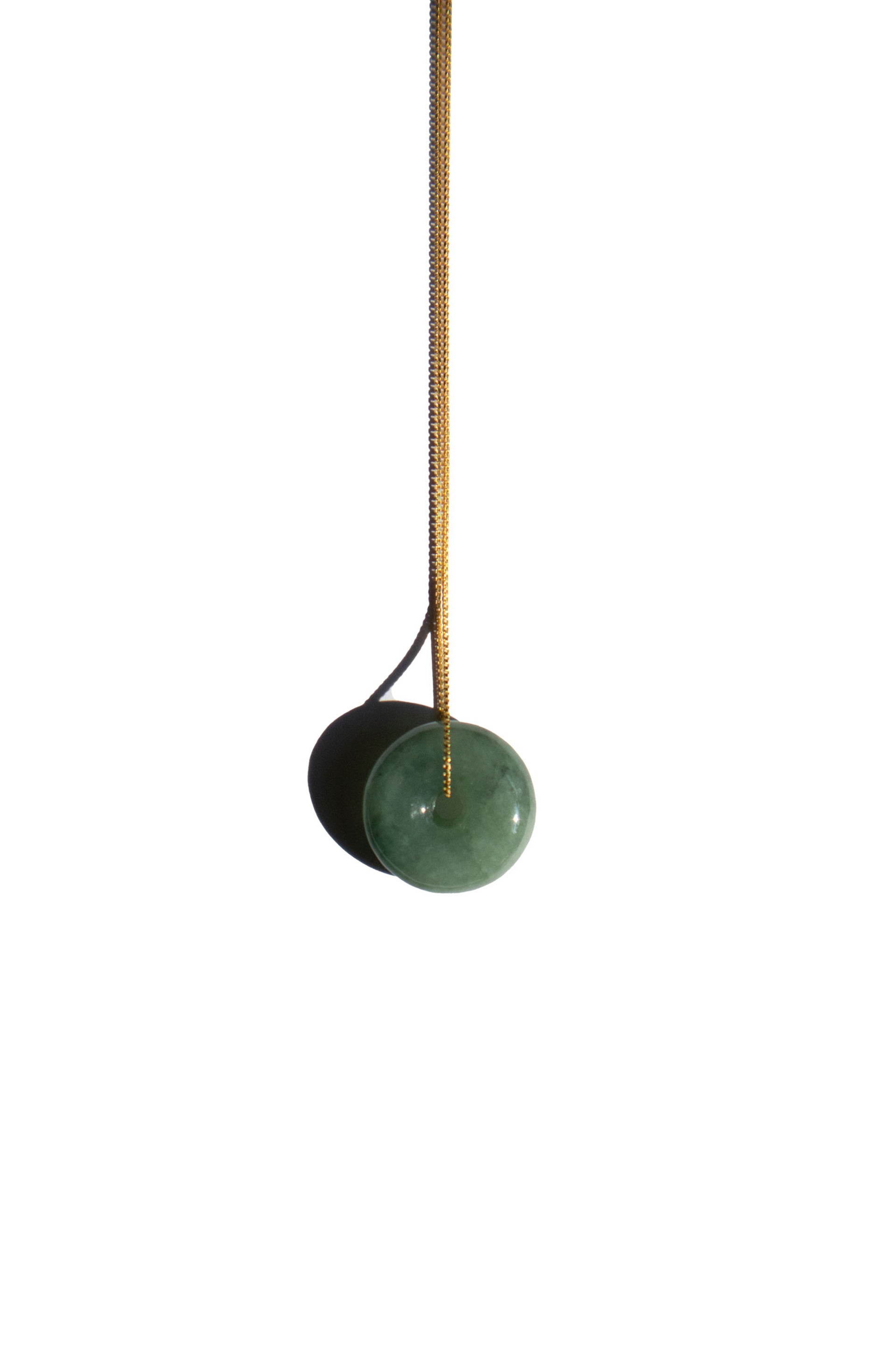 Button — Jade pendant necklace - seree