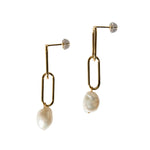 Carla — Pearl drop earrings - seree