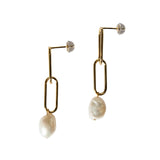 Carla — Pearl drop earrings - seree