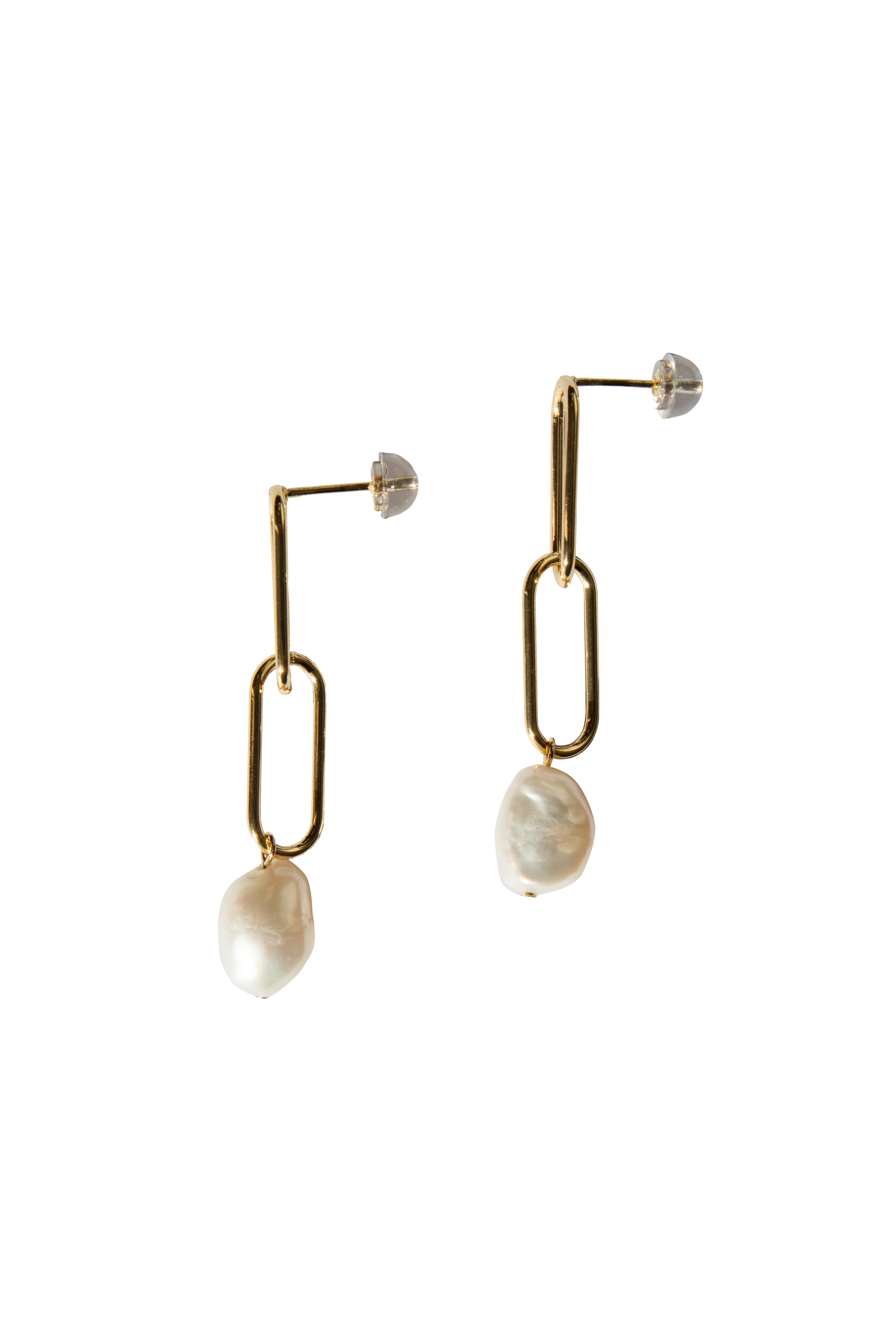 Carla — Pearl drop earrings - seree