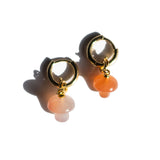 Harvest — Jade stone charm earrings - seree