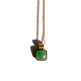 Puzzle — Jade stone pendant necklace - seree