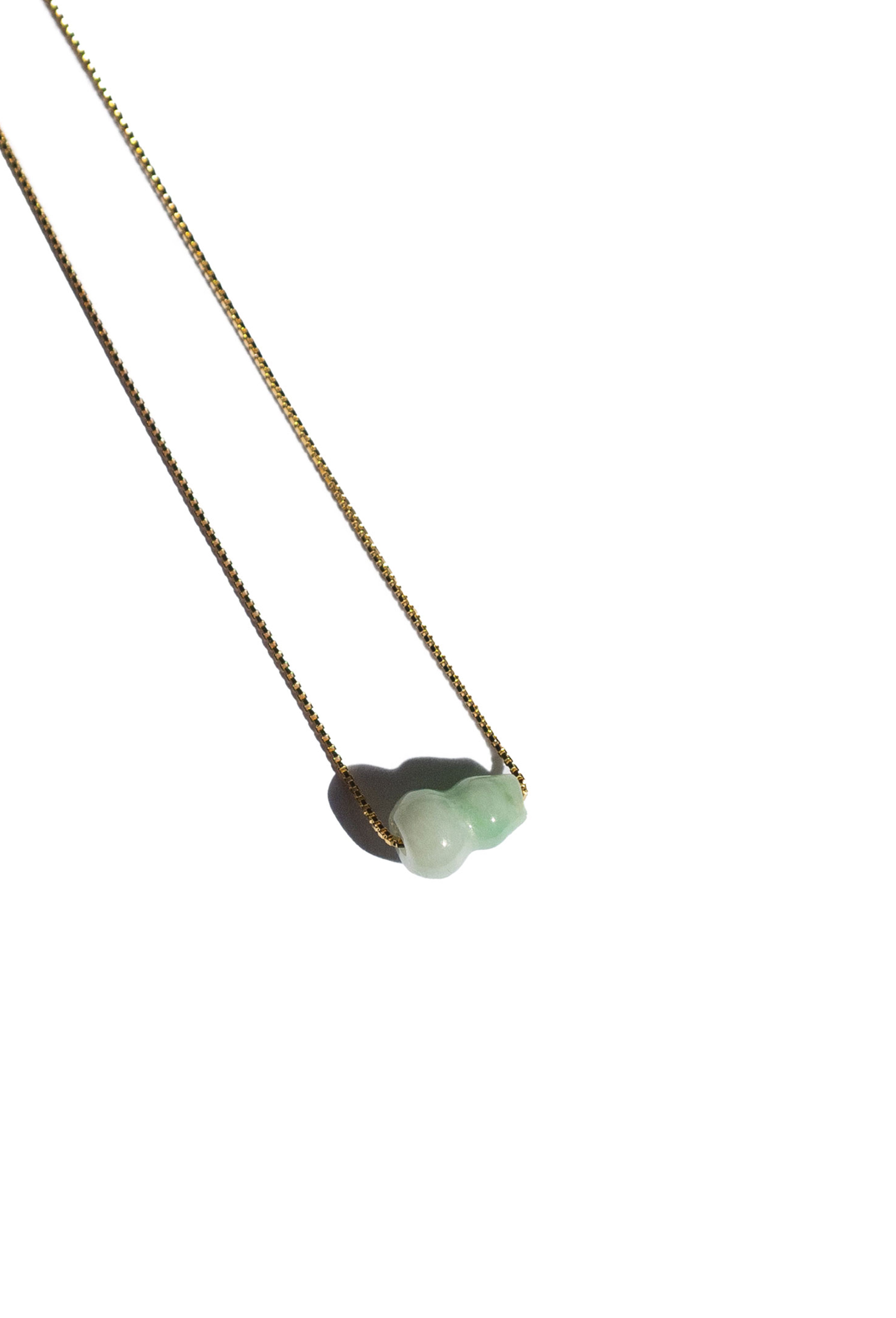 Mini bottle — Jade pendant necklace - seree