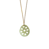 Lotus root jade pendant necklace - seree