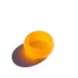 Mandarin — Orange jade stone ring - seree