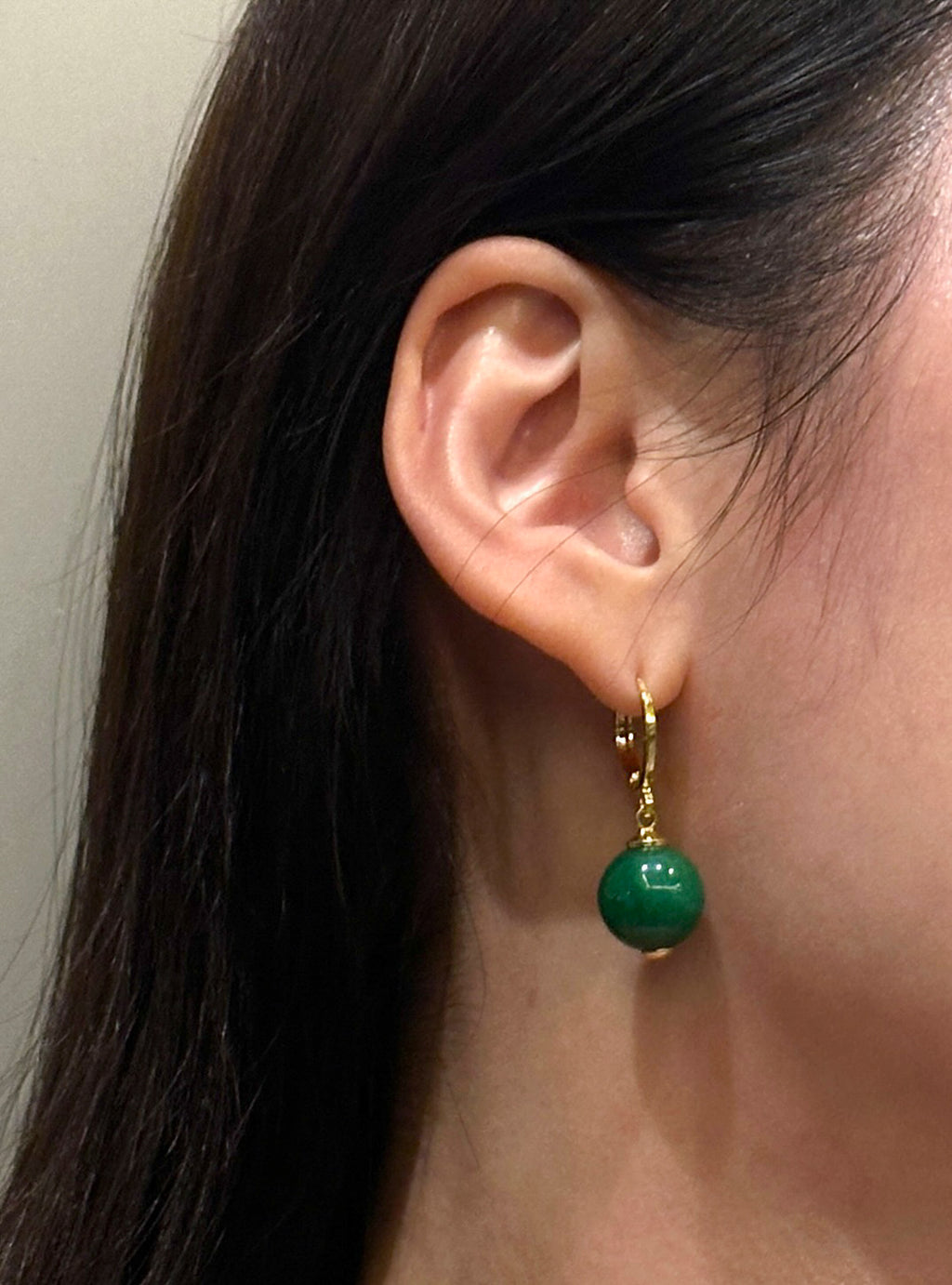 Nadene — Jade drop earrings